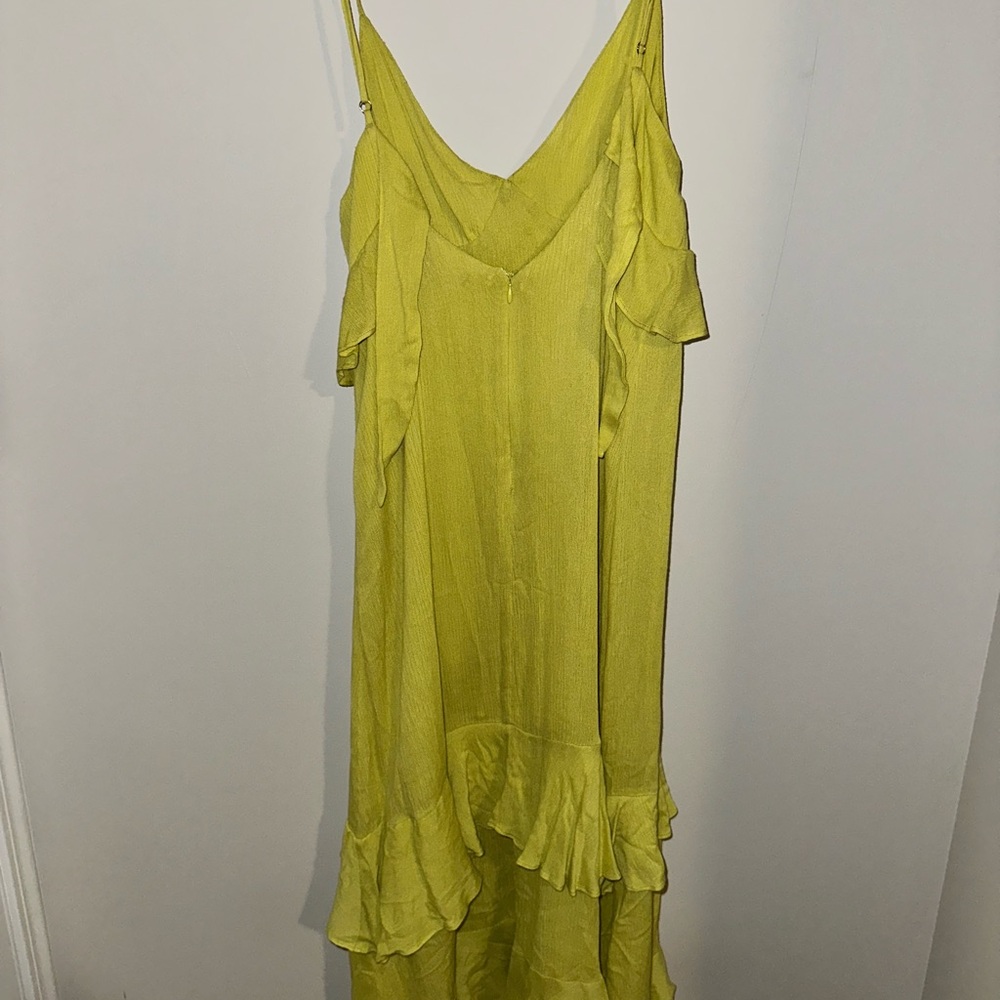 Lime Ruffle Dress - Picture 6 of 6